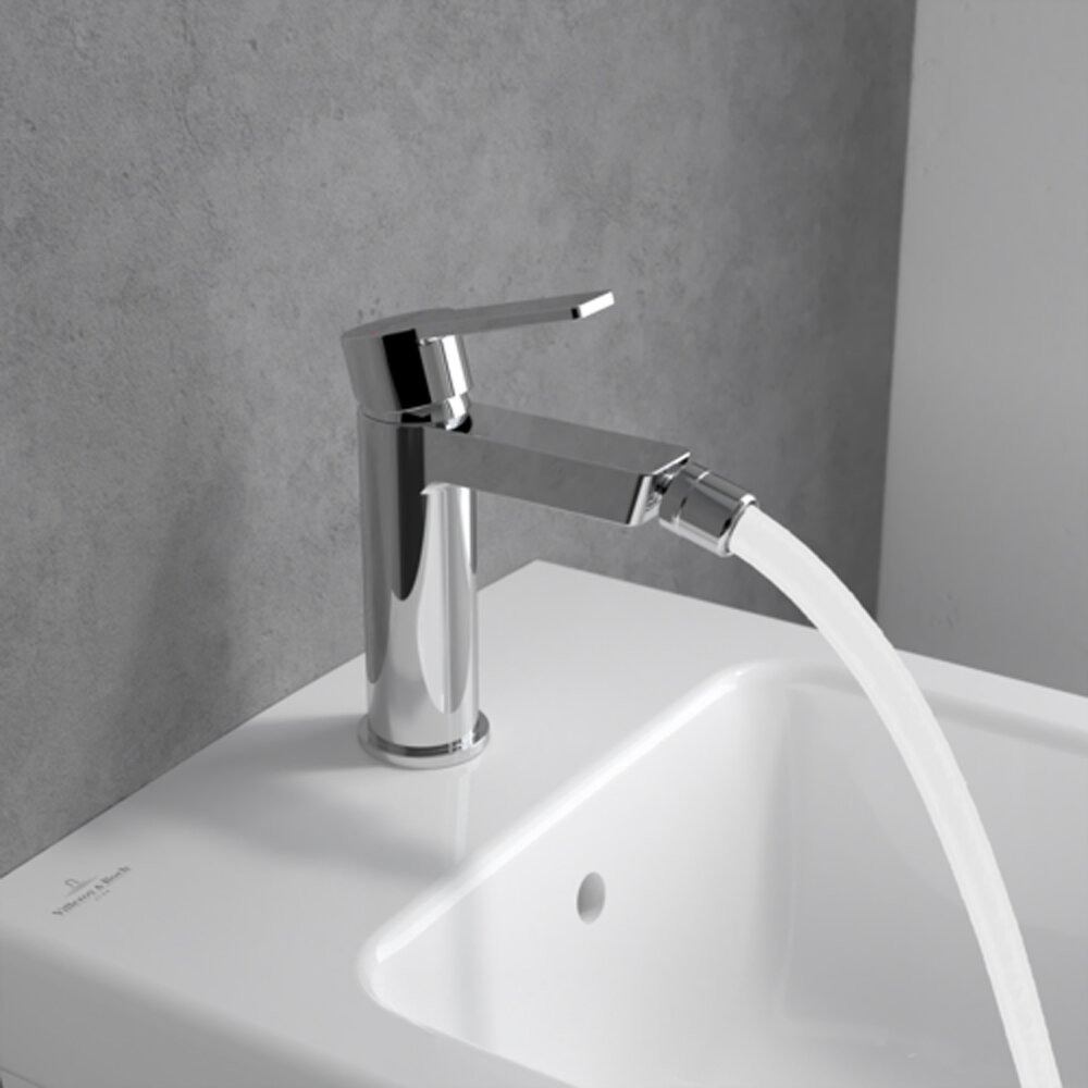 Baterie bideu Villeroy&Boch Architectura monocomanda crom lucios