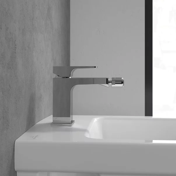 Baterie bideu Villeroy&Boch Architectura Square monocomanda crom lucios picture - 4