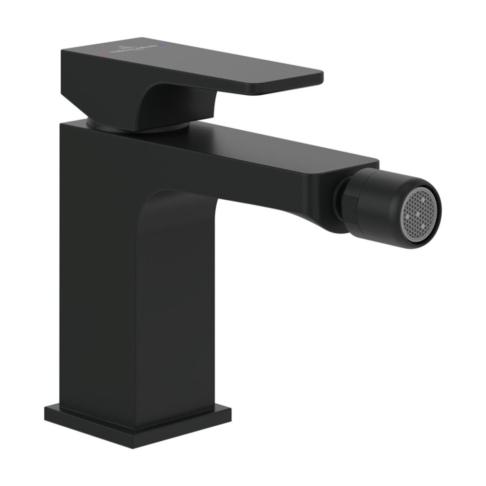 Baterie bideu Villeroy&Boch Architectura Square monocomanda negru mat