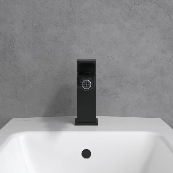 Baterie bideu Villeroy&Boch Architectura Square monocomanda negru mat picture - 6