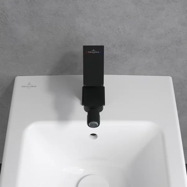 Baterie bideu Villeroy&Boch Architectura Square monocomanda negru mat picture - 7