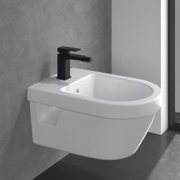 Baterie bideu Villeroy&Boch Architectura Square monocomanda negru mat picture - 8