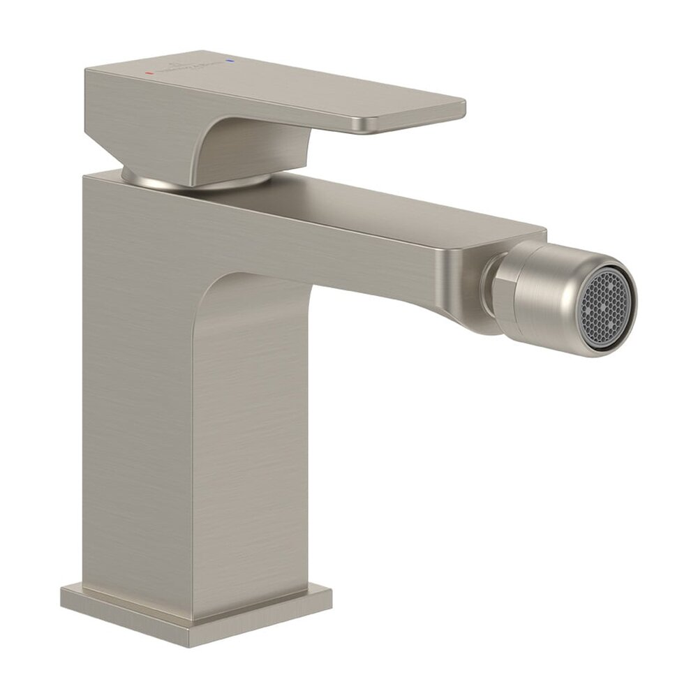 Baterie bideu Villeroy&Boch Architectura Square monocomanda nichel periat