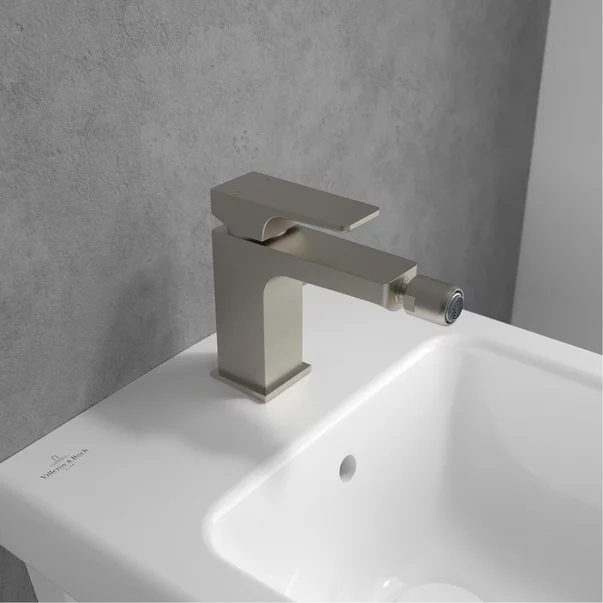 Baterie bideu Villeroy&Boch Architectura Square monocomanda nichel periat picture - 3