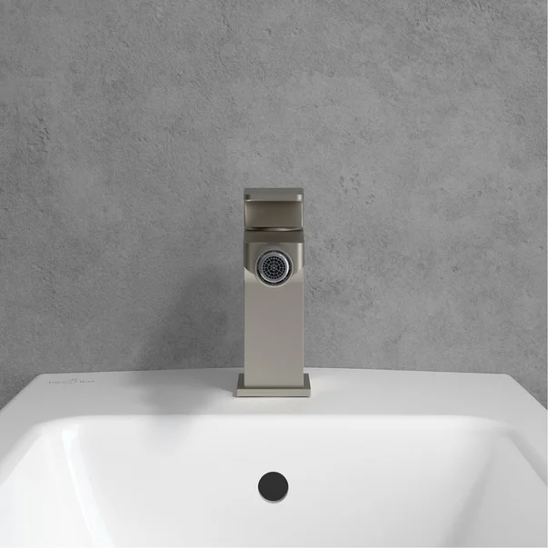 Baterie bideu Villeroy&Boch Architectura Square monocomanda nichel periat picture - 5