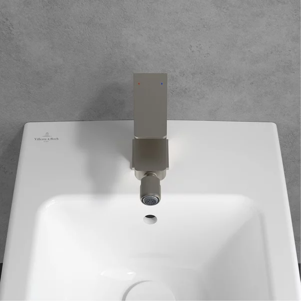 Baterie bideu Villeroy&Boch Architectura Square monocomanda nichel periat picture - 6
