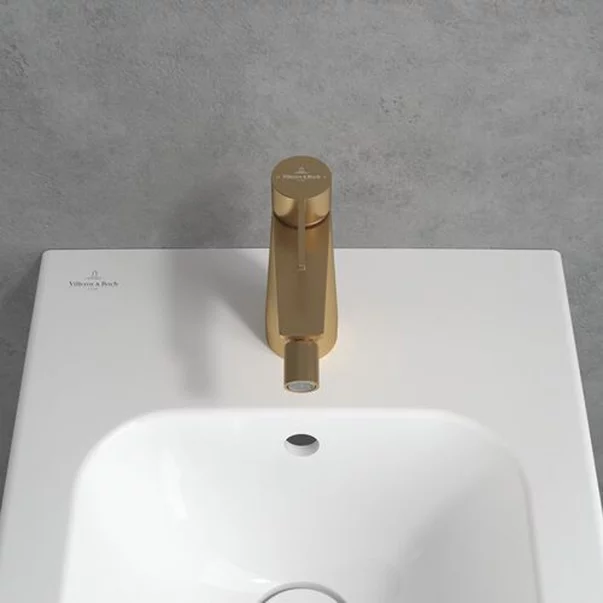 Baterie bideu Villeroy&Boch Conum monocomanda auriu periat picture - 5