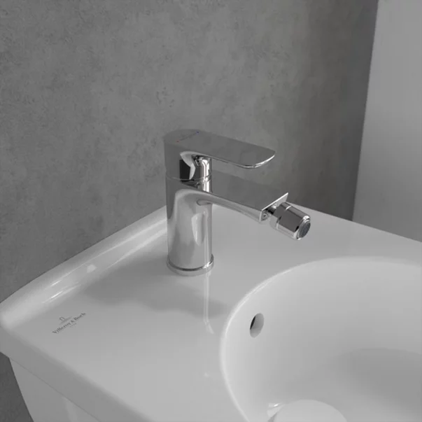 Baterie bideu Villeroy&Boch O.novo monocomanda crom lucios picture - 2