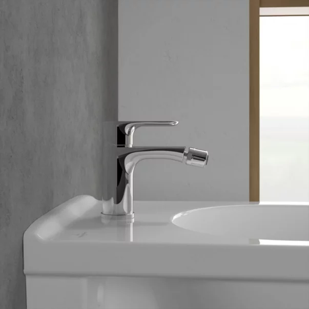 Baterie bideu Villeroy&Boch O.novo monocomanda crom lucios picture - 3