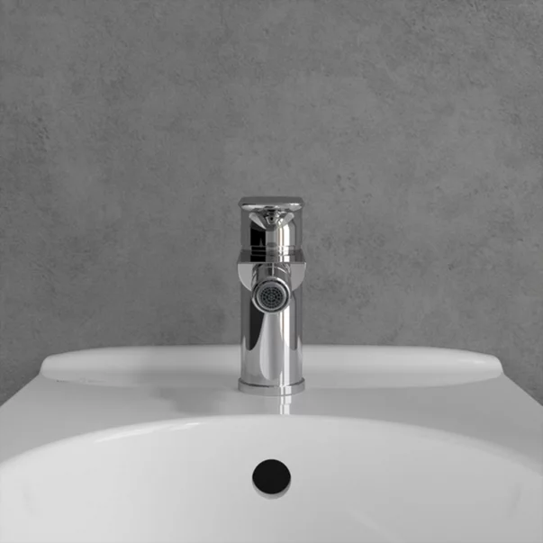Baterie bideu Villeroy&Boch O.novo monocomanda crom lucios picture - 5