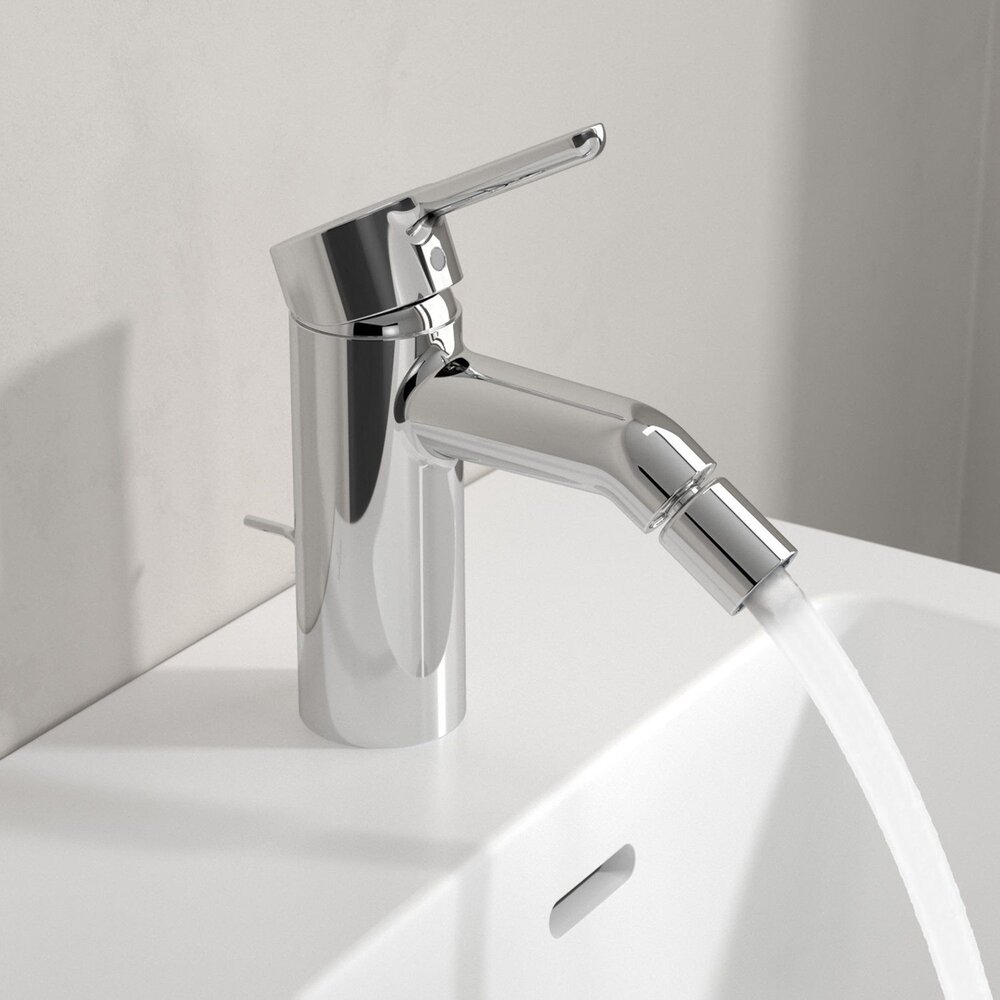 Baterie bideu Villeroy&Boch Skyla monocomanda crom lucios