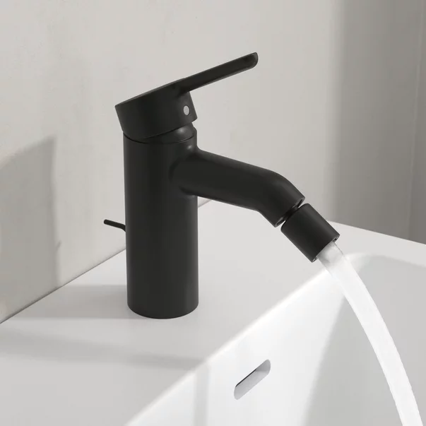 Baterie bideu Villeroy&Boch Skyla monocomanda negru mat picture - 3