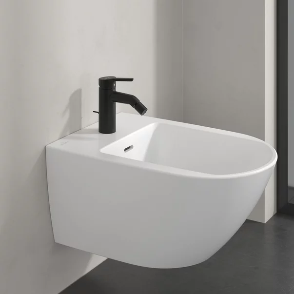 Baterie bideu Villeroy&Boch Skyla monocomanda negru mat picture - 4