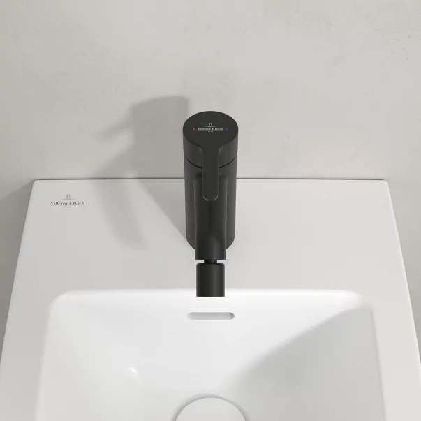 Baterie bideu Villeroy&Boch Skyla monocomanda negru mat picture - 7