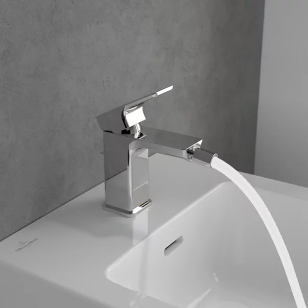 Baterie bideu Villeroy&Boch Subway 3.0 monocomanda crom lucios picture - 2