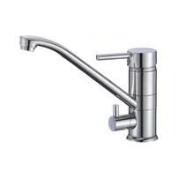 Baterie bucatarie compatibila cu sistem filtrare apa Inter Ceramic crom lucios