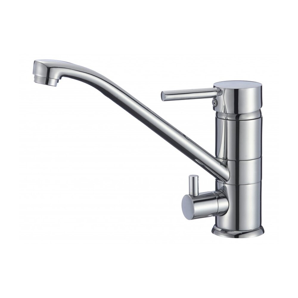 Baterie bucatarie compatibila cu sistem filtrare apa Inter Ceramic crom lucios
