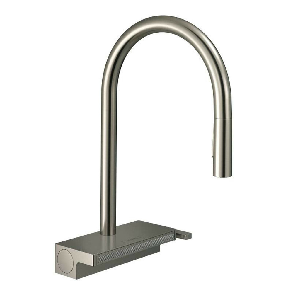 Baterie bucatarie cu dus extractibil crom periat Hansgrohe Aquno Select M81 170 cu 3 jeturi 73831800