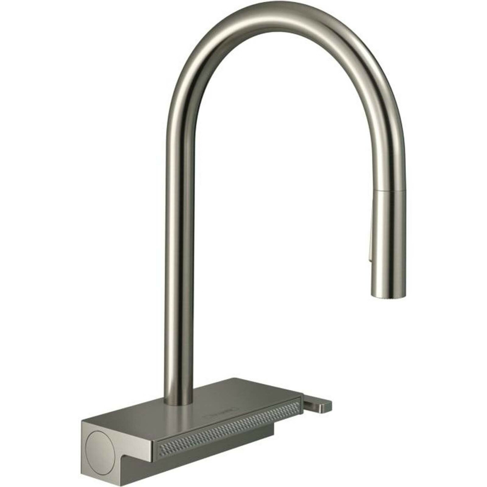 Baterie bucatarie cu dus extractibil crom periat Hansgrohe Aquno Select M81 170 cu 3 jeturi 73837800