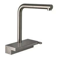Baterie bucatarie cu dus extractibil Hansgrohe Aquno Select M81 2 functii inox periat