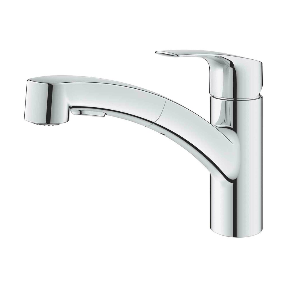 Baterie bucatarie cu dus extractibil Grohe Eurosmart New crom Grohe
