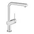 Baterie bucatarie cu dus extractibil Grohe Minta Touch crom periat Supersteel picture - 1
