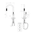 Baterie bucatarie cu dus extractibil Omnires Switch compatibila cu sistem filtrare apa finisaj bronz antichizat periat picture - 4