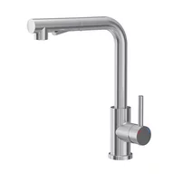 Baterie bucatarie cu dus extractibil Quadron Nicki finisaj inox periat