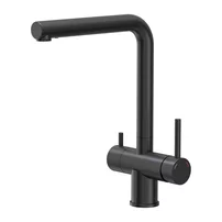 Baterie bucatarie cu dus extractibil Quadron Unique Ellen finisaj negru carbon