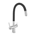 Baterie bucatarie cu pipa flexibila Ferro Filtrata compatibila cu sistem filtrare finisaj crom-negru picture - 1
