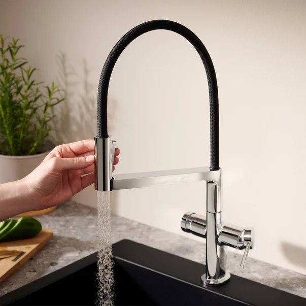 Baterie bucatarie cu pipa flexibila Hansgrohe Talis Select M54