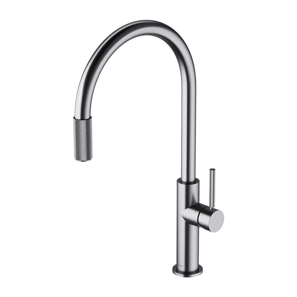 Baterie bucatarie cu sistem filtrare D1 nichel Omnires Switch cu 3 cai, pentru apa filtrata