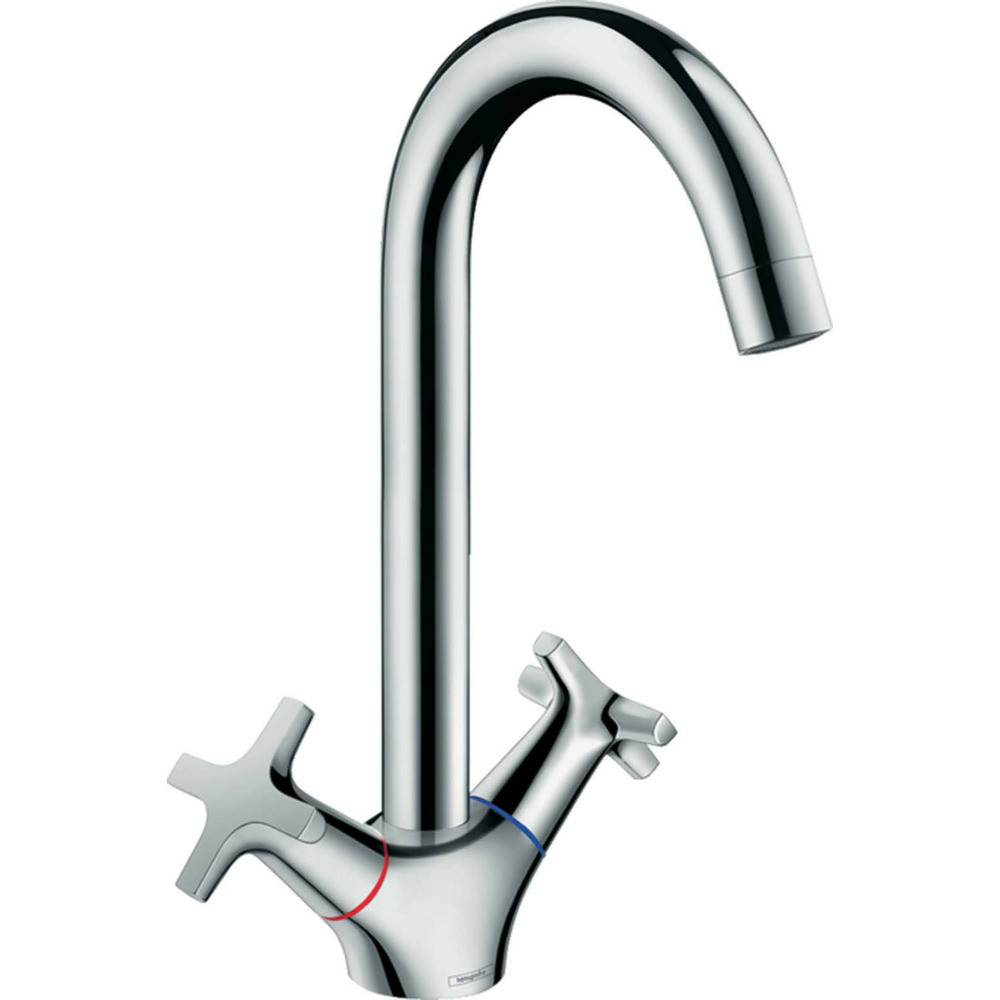 Baterie bucatarie dubla comanda Hansgrohe Logis M32 Eco cu 1 jet 71283000