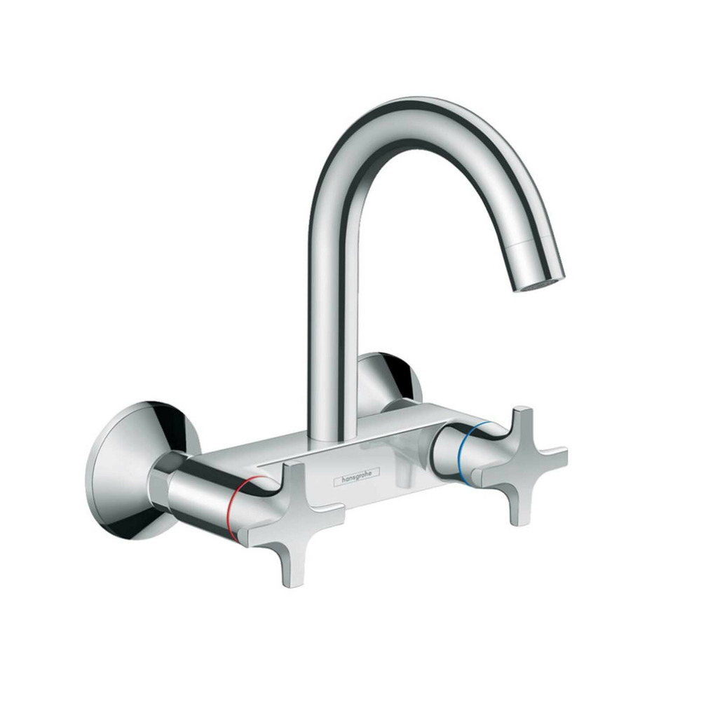 Baterie bucatarie dubla comanda Hansgrohe Logis M32 Eco cu 1 jet 71284000