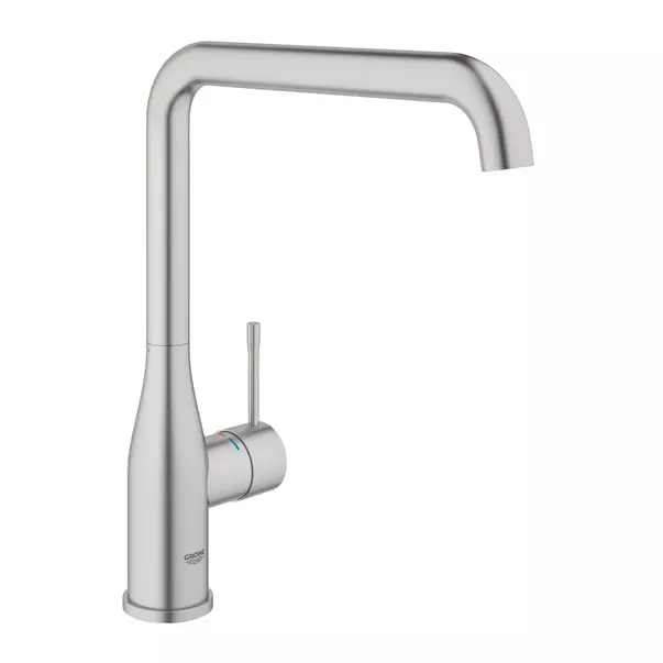 Baterie bucatarie Grohe Essence pipa rotativa crom periat Supersteel picture - 2