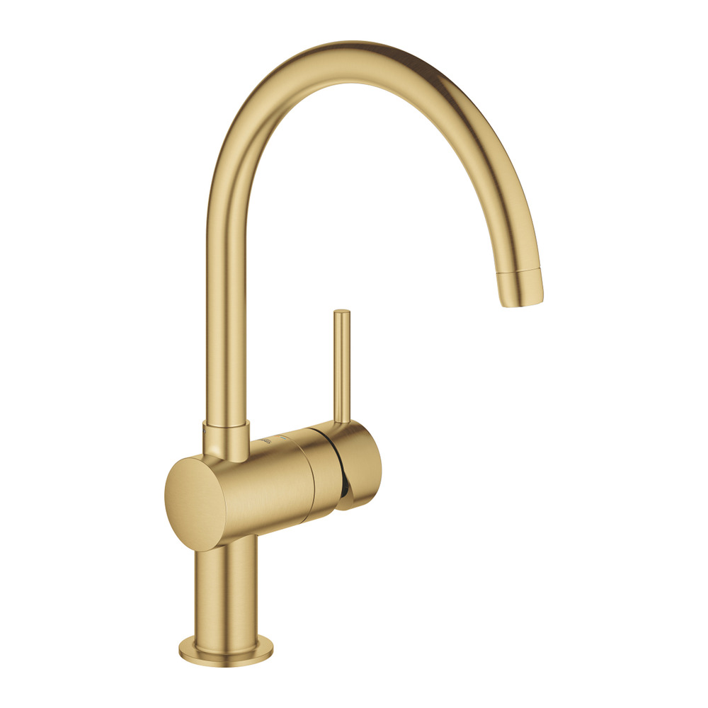 Baterie bucatarie Grohe Minta monocomanda auriu periat Cool Sunrise