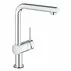 Baterie bucatarie cu dus extractibil Grohe Minta Touch crom picture - 1