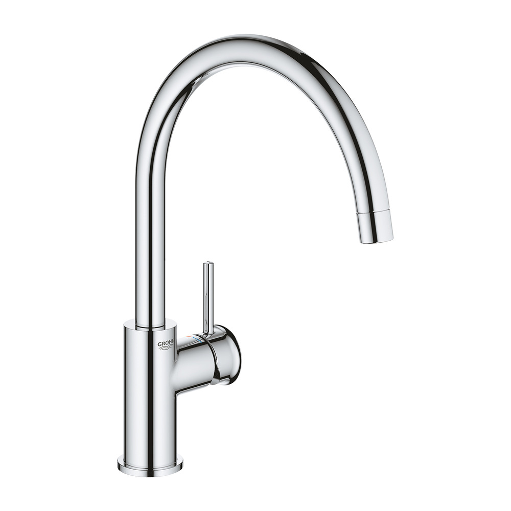 Baterie bucatarie Grohe Start Classic crom lucios cu pipa pivotanta