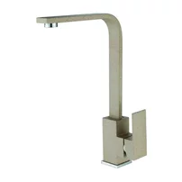 Baterie bucatarie monocomanda Inter Ceramic finisaj bej-nisip mat