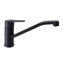 Baterie bucatarie monocomanda Rubineta Uno finisaj negru mat