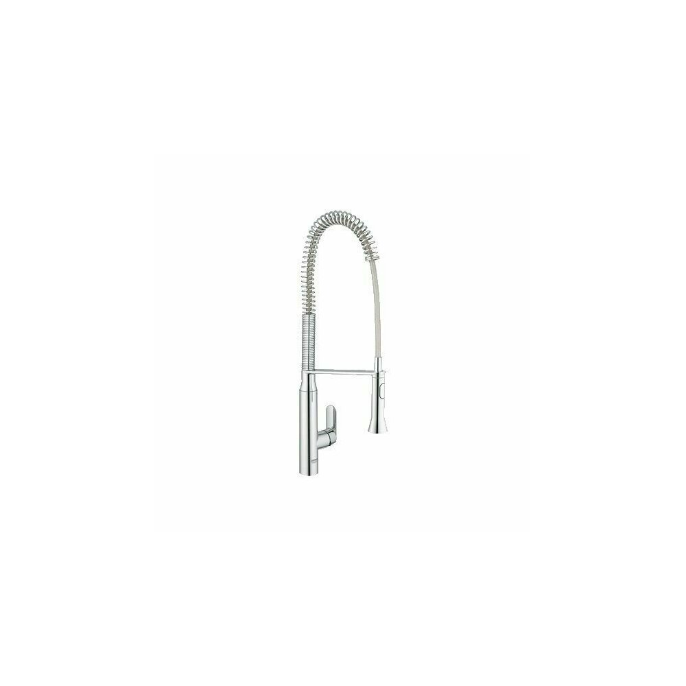 Baterie bucatarie cu pipa flexibila Grohe K7 crom lucios