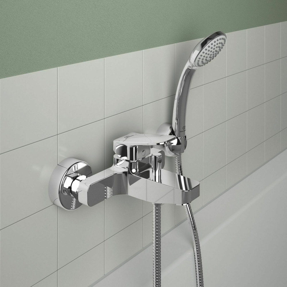 Baterie cada cu monocomanda si set dus Ideal Standard Ceraplan