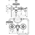 Baterie cada dubla comanda Hansgrohe Axor Montreux picture - 2