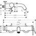 Baterie cada - dus alb mat Hansgrohe Tecturis S picture - 3