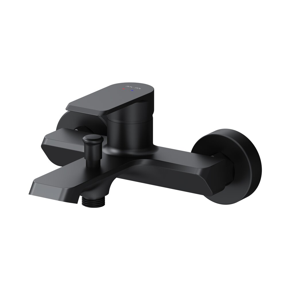 Baterie cada-dus AM.PM Flash monocomanda finisaj negru mat