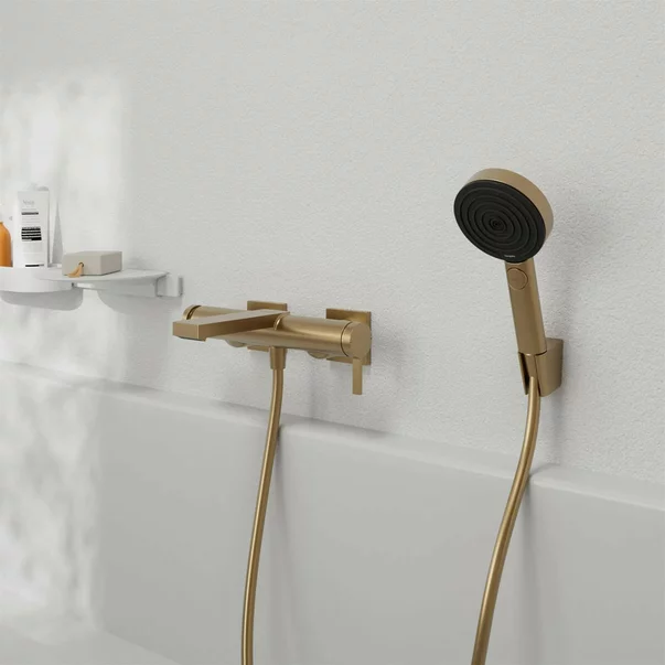 Baterie cada - dus bronz periat Hansgrohe Tecturis E 73420140
