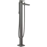 Baterie cada-dus freestanding Hansgrohe Metropol crom-negru periat