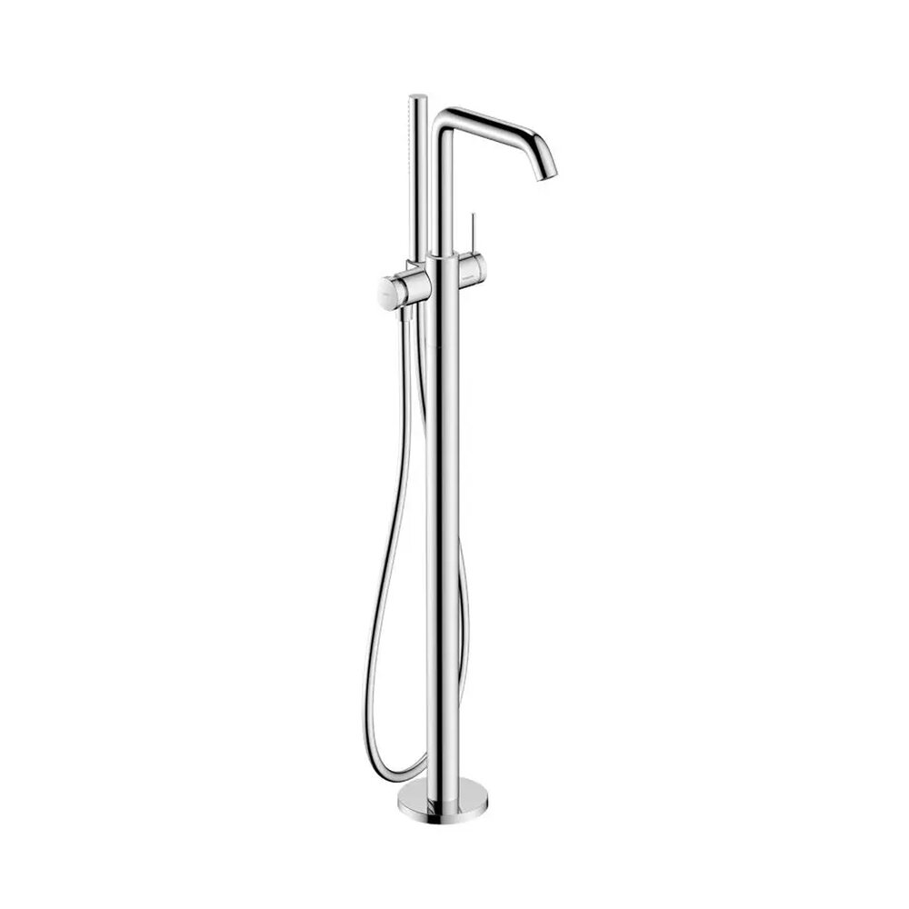 Baterie cada-dus freestanding Hansgrohe Tecturis S finisaj crom lucios fara corp ingropat