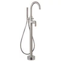 Baterie cada - dus freestanding Inter Ceramic finisaj crom cu set de dus