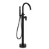 Baterie cada - dus freestanding Inter Ceramic finisaj negru cu set de dus picture - 1
